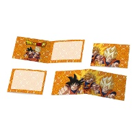 Dragon Ball uitnodigingen van 24 x 8 cm - 6 stuks