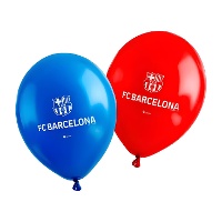 Latexballonnen FC Barcelona 30 cm - 6 stuks