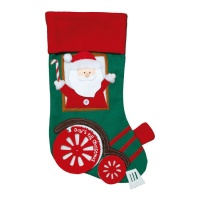 Kerstsok met een trein van 50 cm