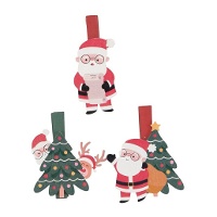 Kerstman Knijpers - 6 stuks