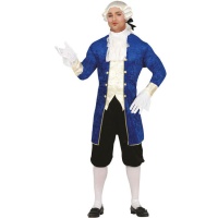 Donkerblauw markiezenkostuum voor heren