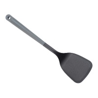 Keukenspatel 35 cm - tweekleurig grijs en zwart