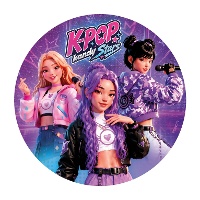 Eetbare K-pop-oblaat Ø 20 cm