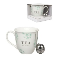 Theetas 510 ml Tea Time met theezeef