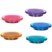 Middelgrote pastelkleurige magnetische magneten - 10 stuks