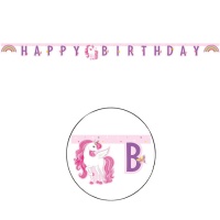 Eenhoorn 'Happy Birthday' Slinger - 2 m