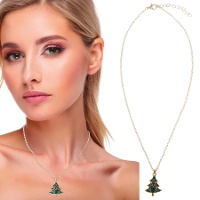 Kerstboom Halsketting