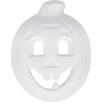 Pompoenmasker om zelf te versieren