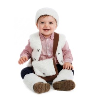 Herderskostuum met herderstas voor baby's