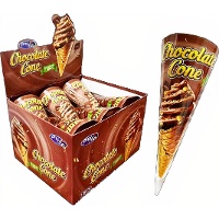 Koekje- en chocoladehoorn van 18 gr - 12 stuks
