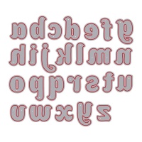 Klassieke kleine letters Zag stans - Misskuty - 26 stuks