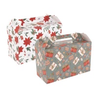 Kerstverpakking 33,5 x 20,5 x 15 cm klassiek - 1 stuk