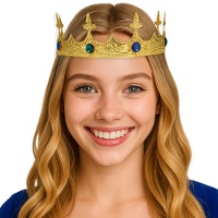 Metalen middeleeuwse koningskroon