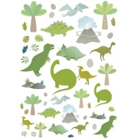 Dinosaurus stickers - 1 vel