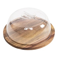 Ronde Acacia Kaasplank