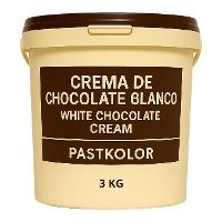 Witte chocoladecrème van 3 kg - Pastkolor