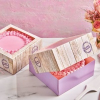Doos van 32 x 32 x 11,5 cm voor taart Pure - 2 stuks