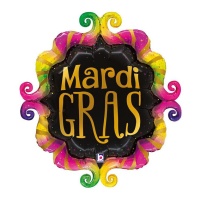 Mardi Gras Fancy Frame Ballon van 61 x 71 cm - Grabo
