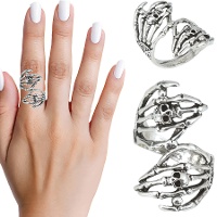 Skelethanden Ring