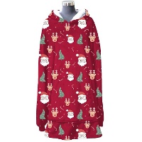 Kerstman sweatshirt deken