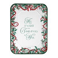 Dienblad van 34 X 25 cm van All I want for Christmas is you - 2 stuks