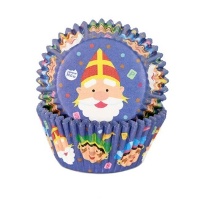 Cupcake vormpjes van Sinterklaas - 48 stuks