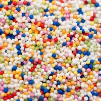 Mini kleurparels strooisels van 86 gr - Carmencita