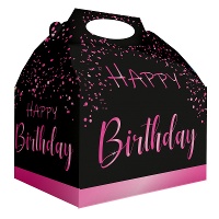 Elegant Pink kartonnen doos - 12 stuks