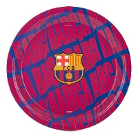 FC Barcelona-bordjes 23 cm - 8 stuks