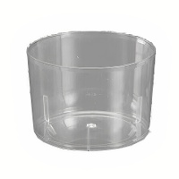 Kleine doorzichtige plastic bekers van 230 ml - 12 stuks