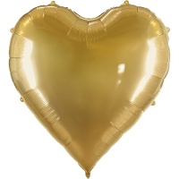 XXL gouden hart ballon van 1,36 x 1,29 m