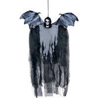 Hanger met skelet en vleermuisvleugels van 60 cm