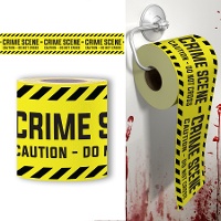 Toiletpapier met plaats delict thema