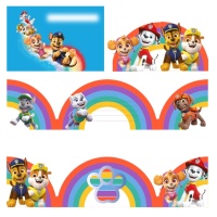 Uitnodigingen van Paw Patrol actie met envelop - 8 stuks
