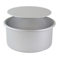 Ronde aluminium bakvorm met losse bodem van 30 x 30 x 7,5 cm - PME