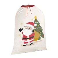 Kerstman cadeauzak 75 x 50 cm