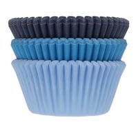 Blauwe cupcake vormpjes - House of Marie - 75 stuks