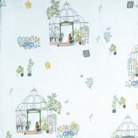 Katoenen jersey stof The happy florist - Katia