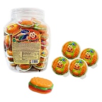 Gummiburger van 8 gr - 50 stuks