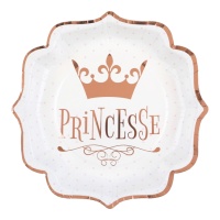 Prinsesse borden van 21 cm - 11 stuks