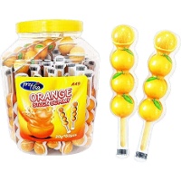 Oranje gomstick van 20 gr - 50 stuks