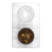 Chocoladebolvorm 27,5 x 17,5 cm - Decora - 2 Holtes
