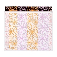Snoepzakjes met spinnenwebprint 18 x 16,5 cm - 20 stuks