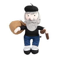 Knuffel van Olentzero, 40 x 19 cm