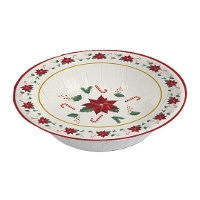 Kerst Poinsettia Bloembakken van 17,5 cm - 6 stuks