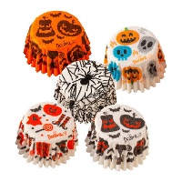 Capsules voor 2,7 cm Halloween-bonbons - 100 stuks