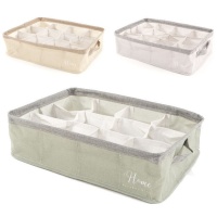Ondergoedorganizer 39 x 26 x 10 cm Home - 12 compartimenten - 1 stuk