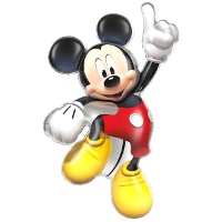 Mickey Mouse vorm ballon 82 x 49 cm