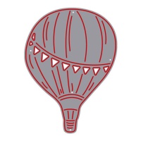 Zag luchtballon stans - Misskuty