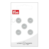 Grijze knopen van 1,2 cm met twee gaten - Prym - 5 stuks